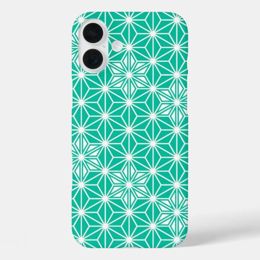 Japans Asanoha-patroon - paukblauw Case-Mate iPhone Case (Achterkant)