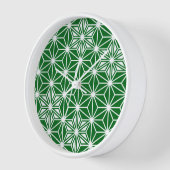 Japans Asanoha-patroon - pijngroen (Hoek)