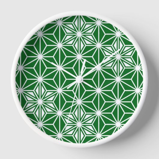 Japans Asanoha-patroon - pijngroen (Voorkant)