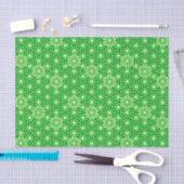 Japans Asanoha-patroon - smaragdgroen Tissuepapier (Craft)