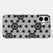 Japans Asanoha-patroon - wit en zwart Case-Mate iPhone Case (Achterkant (horizontaal))