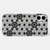 Japans Asanoha-patroon - wit en zwart Case-Mate iPhone Case (Achterkant (horizontaal))