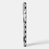 Japans Asanoha-patroon - wit en zwart Case-Mate iPhone Case (Achterkant / Links)