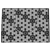 Japans Asanoha-patroon - wit en zwart Groot Cadeauzakje (Voorkant)