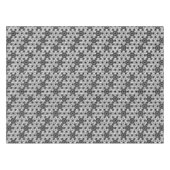 Japans Asanoha-patroon - wit en zwart Tafelkleed (Voorkant (Horizontaal))