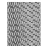 Japans Asanoha-patroon - wit en zwart Tafelkleed (Voorkant)