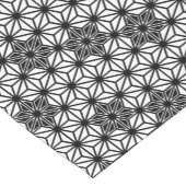 Japans Asanoha Pattern, wit en zwart Korte Tafelloper (Hoek)