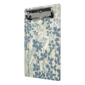 Japans Aziatisch Blauw Blad Bloem Mini Klembord (Angled2)