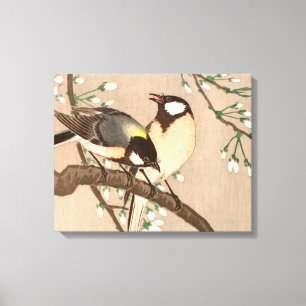 Japans-Aziatische vogel Canvas Afdruk