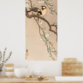 Japans-Aziatische vogel Poster (Keuken)