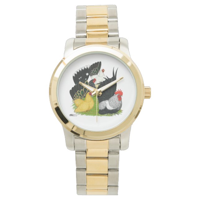 Japans bantam kwartet horloge (Voorkant)