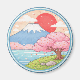 Japan's berg Fuji Magneet