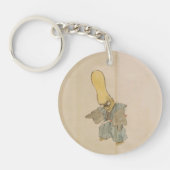 Japans Big-Headed Yokai Swordsman Sleutelhanger (Voorkant)