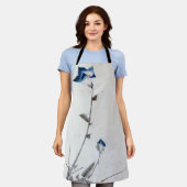 Japans blauw bloem, Hokusai, Ukiyo-e Schort (Gedragen)