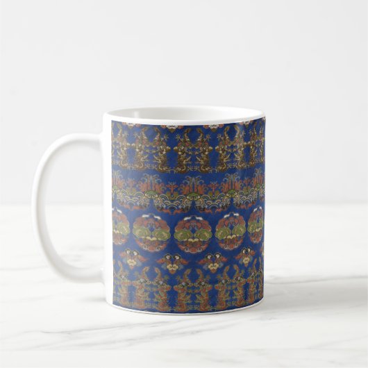 Japans Blauw Dragon Pattern Mok (Links)