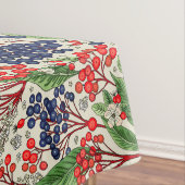 Japans Blauw en Rood Berries Tafelkleed (Voorbeeld)