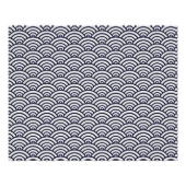 Japans blauw Waves Seigaiha Zee Perfect Poster (Voorkant)