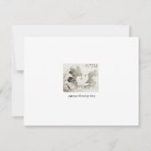 Japans bloeiende lotus (19e eeuw)  pai notitiekaartje (Achterkant)