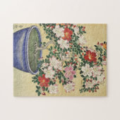 Japans bloemen Azalea Bonsai Art Legpuzzel (Horizontaal)