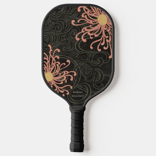 Japans Bloemen Pickleball Paddle (Achterkant)