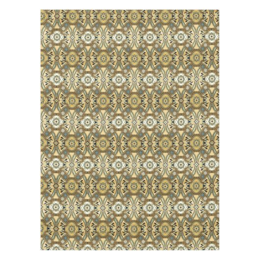  Japans bloemenbrokadepatroon Tafelkleed (Voorkant)