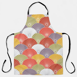 Japans Bloemengolf: Kleurrijke Vintage Schort