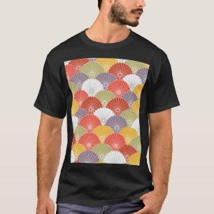 Japans Bloemengolf: Kleurrijke Vintage T-shirt