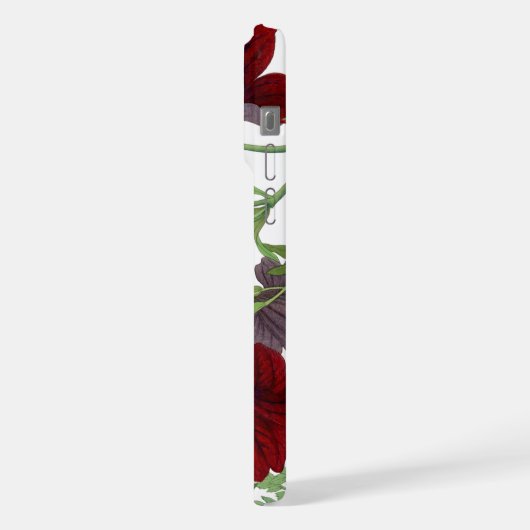  japans bloemenkunst geschilderde tong Mayweed iPhone Hoesje (Linkerkant)