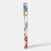 Japans Bloempatroon iPhone 16 Hoesje (Achterkant / Links)