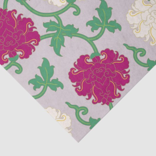 Japans bloempatroon tissuepapier (Detail)