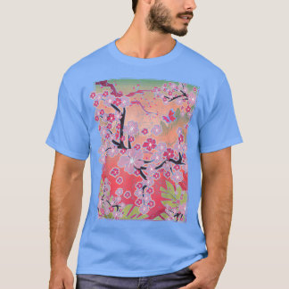 Japans bloemroze Sakura Cherry Blossom T-shirt