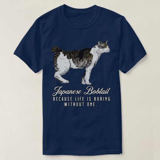 japans bobtail mam leven is saai zonder een gi t-shirt (Design voorkant)