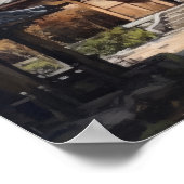 Japans boeddhistische tempel kunst print Poster (Hoek)