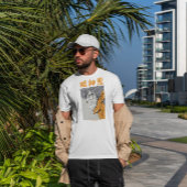 Japans boembeeld donkerijdier t-shirt