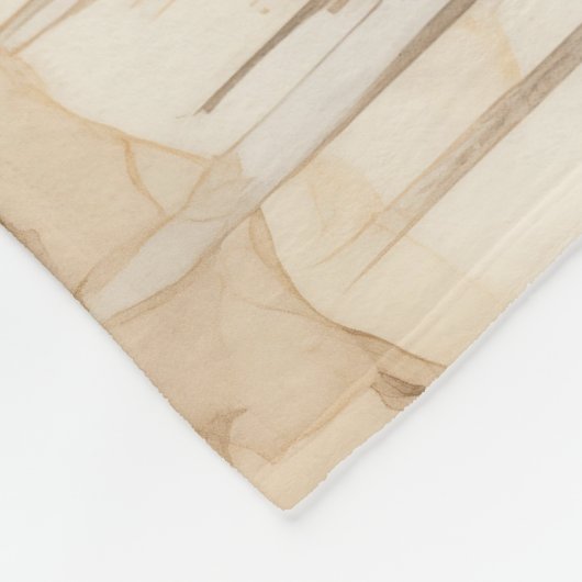  japans bonsai tree fleece deken (Hoek)