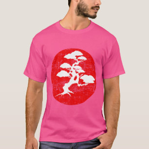 Japans Bonsai Tree Red Sun Karate Shirt Gift