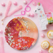 Japans bord op papier voor ontwerpopdragers (Feest)