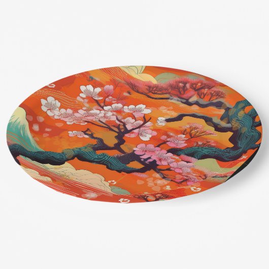 Japans bord op papier voor ontwerpopdragers (Gekanteld)