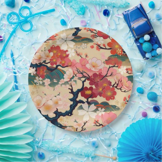 Japans bord op papier voor ontwerpopdragers (Feest)