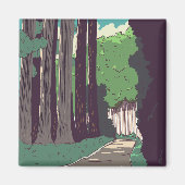 Japans bos magneet (Voorkant)