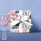 Japans botanisch tissuepapier