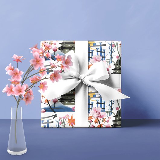 Japans botanisch tissuepapier