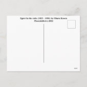 Japans briefkaart (Achterkant)