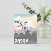 Japans Briefkaart met de Pagode en de berg Fuji (Staand voorkant)