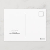 Japans Briefkaart van de Dog Art (Achterkant)