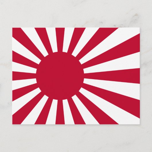 Japans Briefkaart van de Rising Sun (Voorkant)