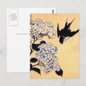 Japans Briefkaart voor kunstkranen (Voorkant / Achterkant)