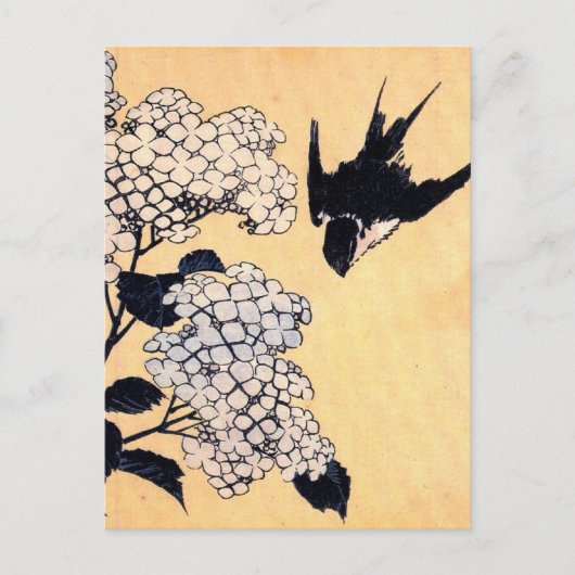 Japans Briefkaart voor kunstkranen (Voorkant)