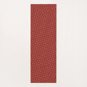 Japans bruin crème minimaal patroon yogamat (Achterkant)