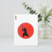 Japans Bushido Briefkaart (Staand voorkant)